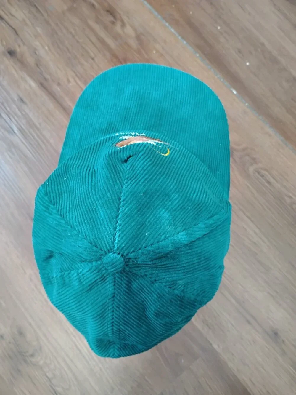 Vintage Alaska Bald Eagle Snap Corduroy Hat Cap